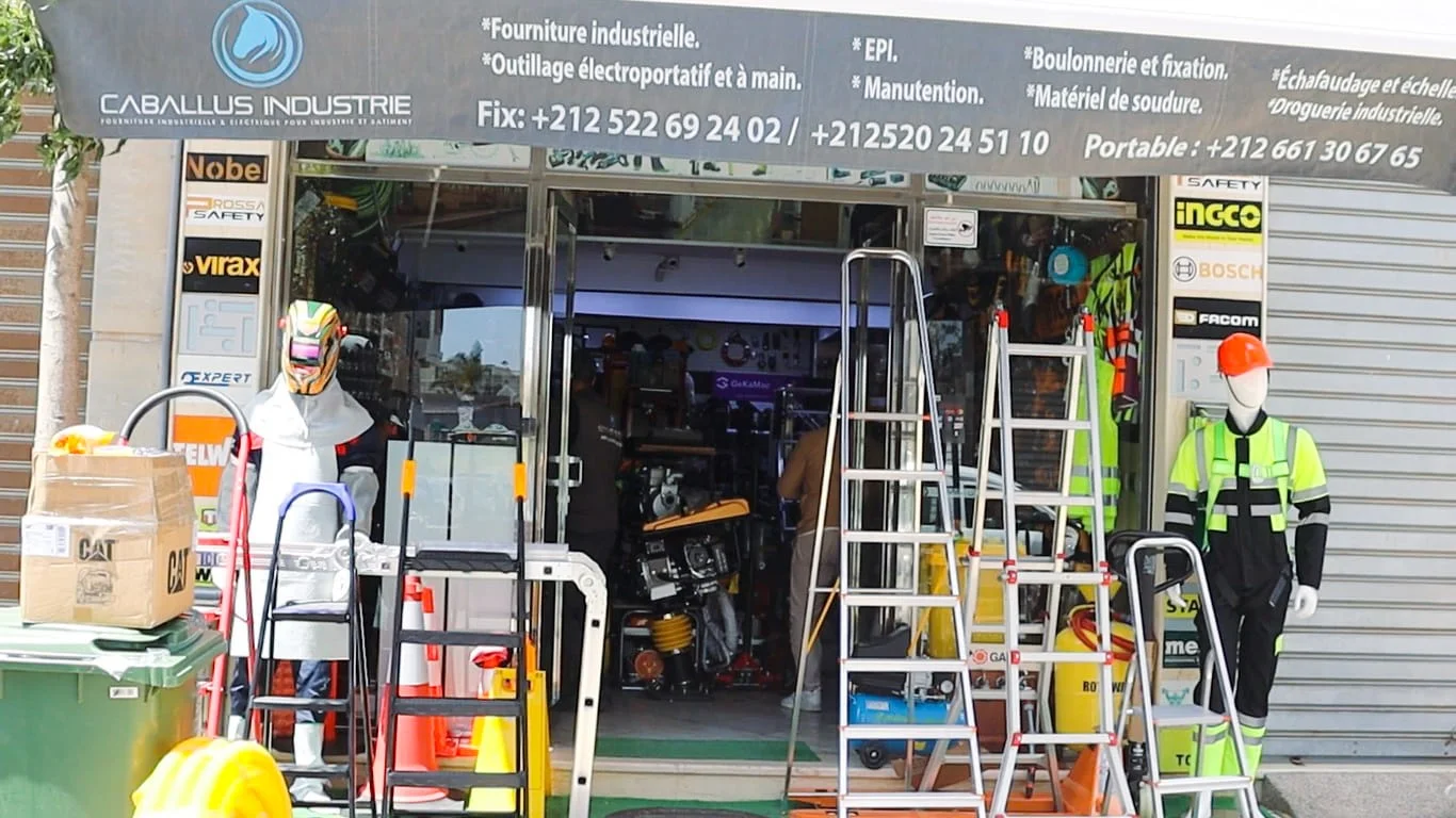 Caballus Industrie : un partenaire de confiance en outillage professionnel et équipement industriel au Maroc